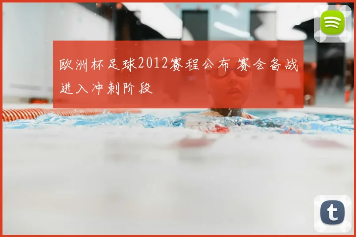 欧洲杯足球2012赛程公布 赛会备战进入冲刺阶段